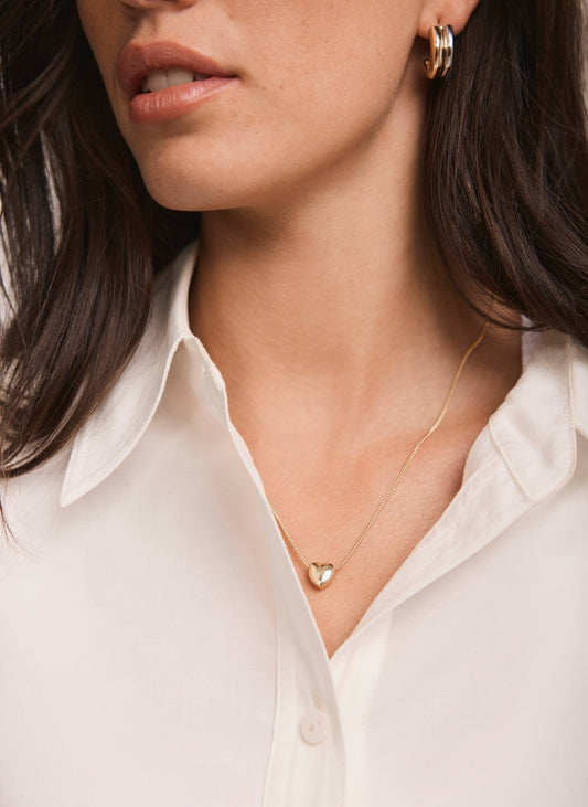 Gold Plated Heart Necklace