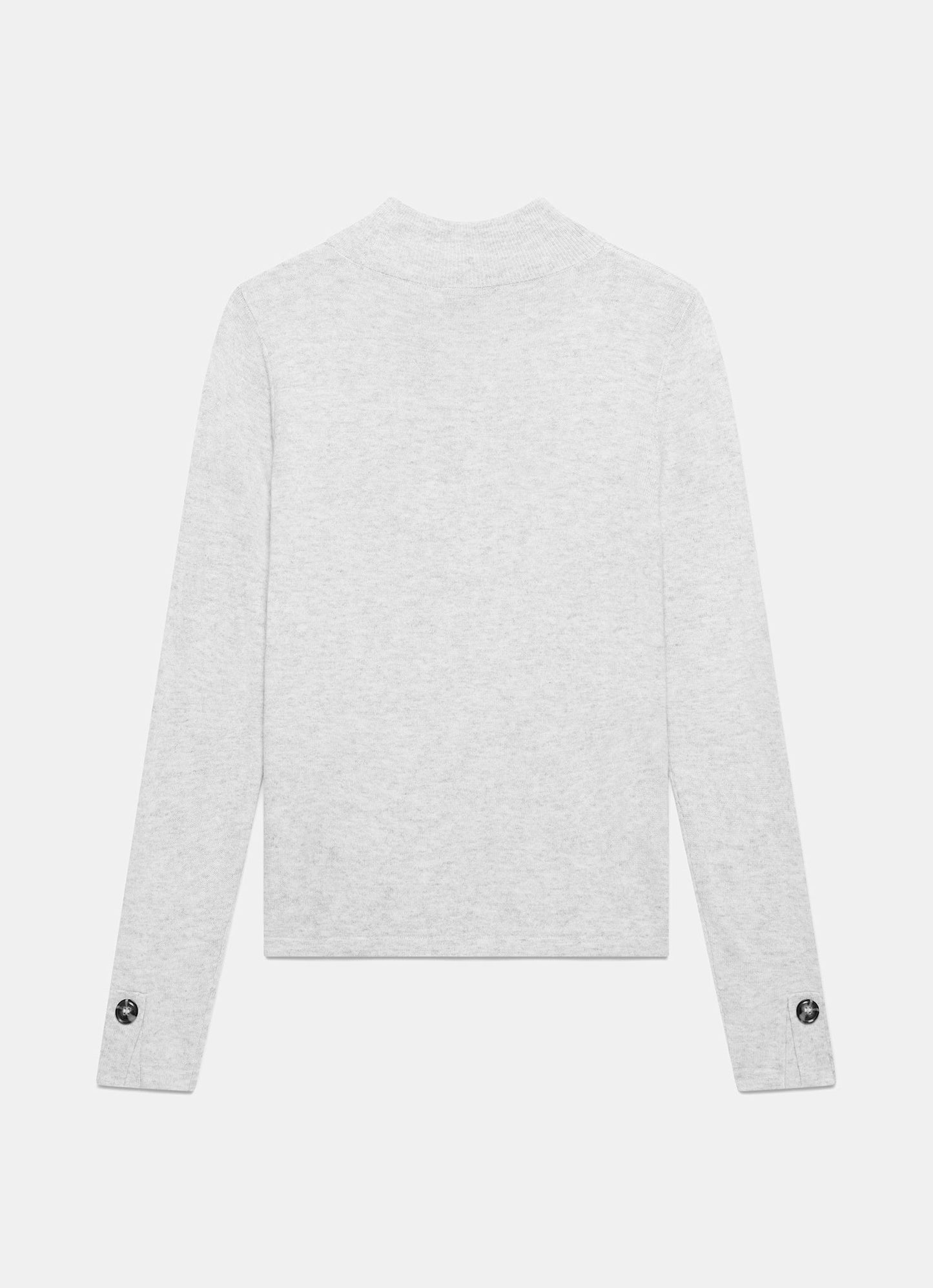 Grey Button Detail Top