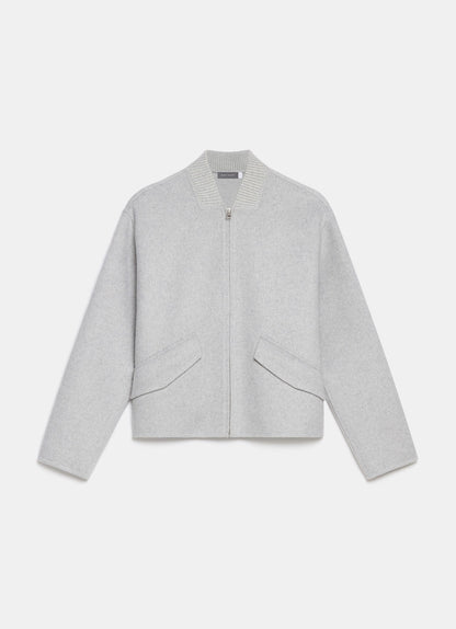 Grey Minimalist Wool Jacket