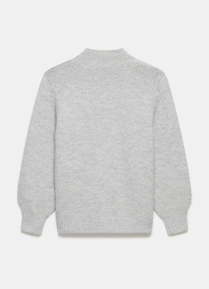 Grey Knit Star Jumper