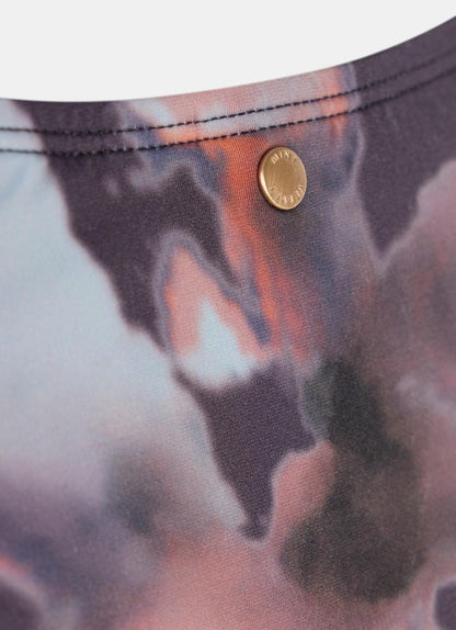 Floral Print High Waisted Bikini Bottoms