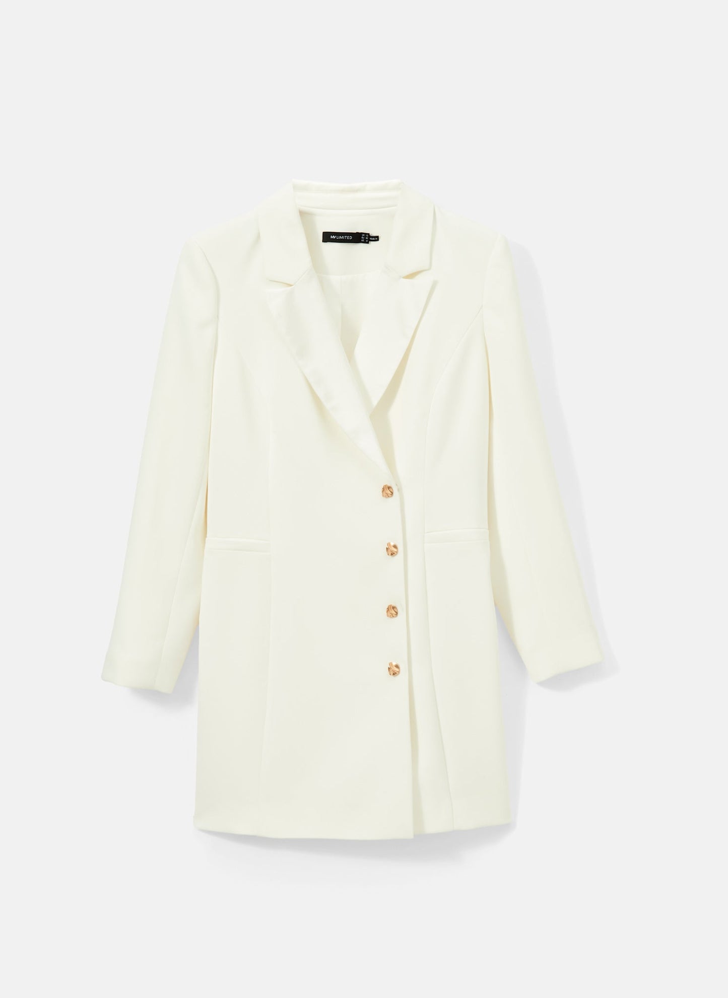 White Blazer Mini Dress