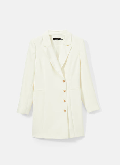 White Blazer Mini Dress