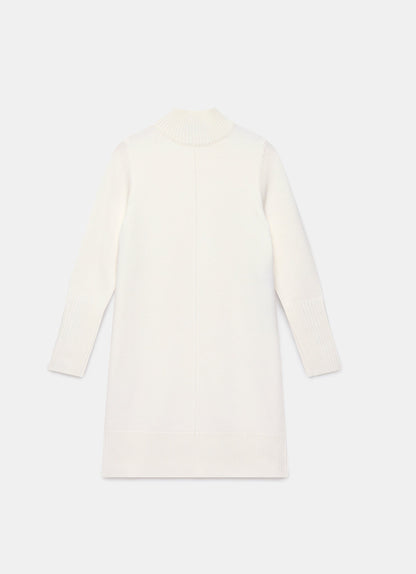 White Knit Jumper Mini Dress