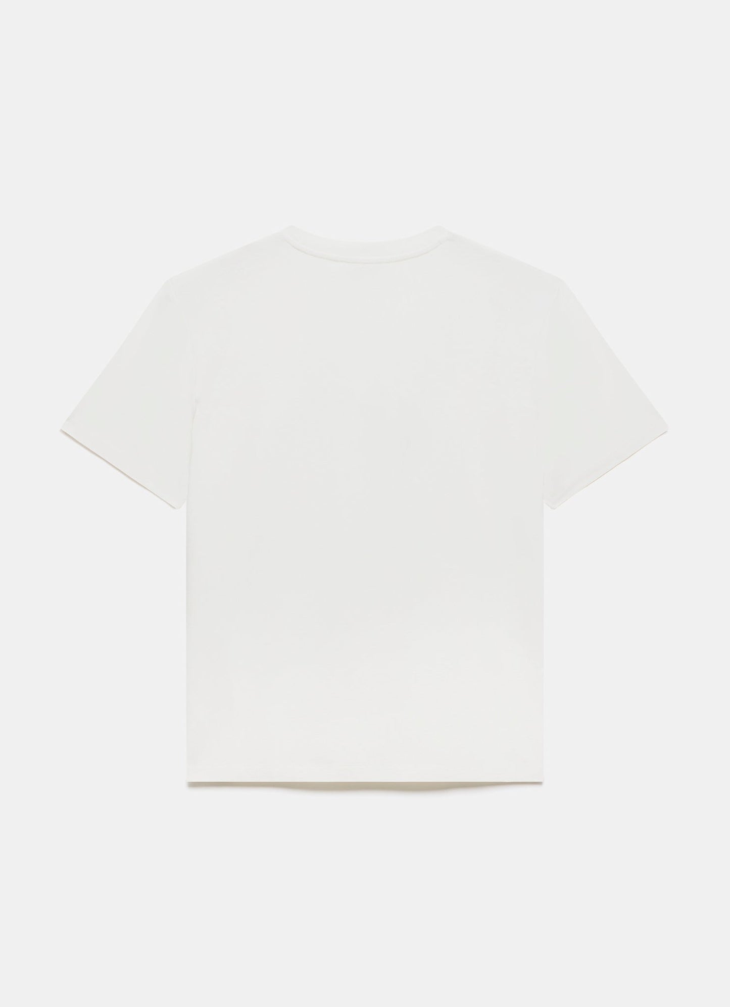 White Metallic Flower Graphic T-Shirt
