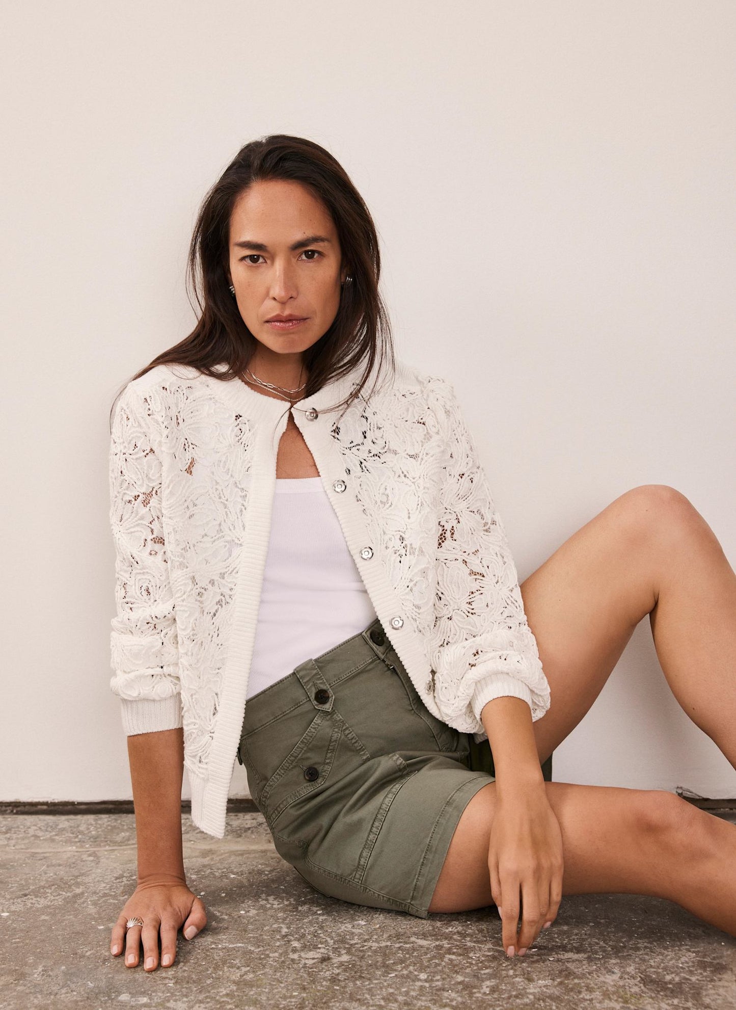Khaki Utility Shorts