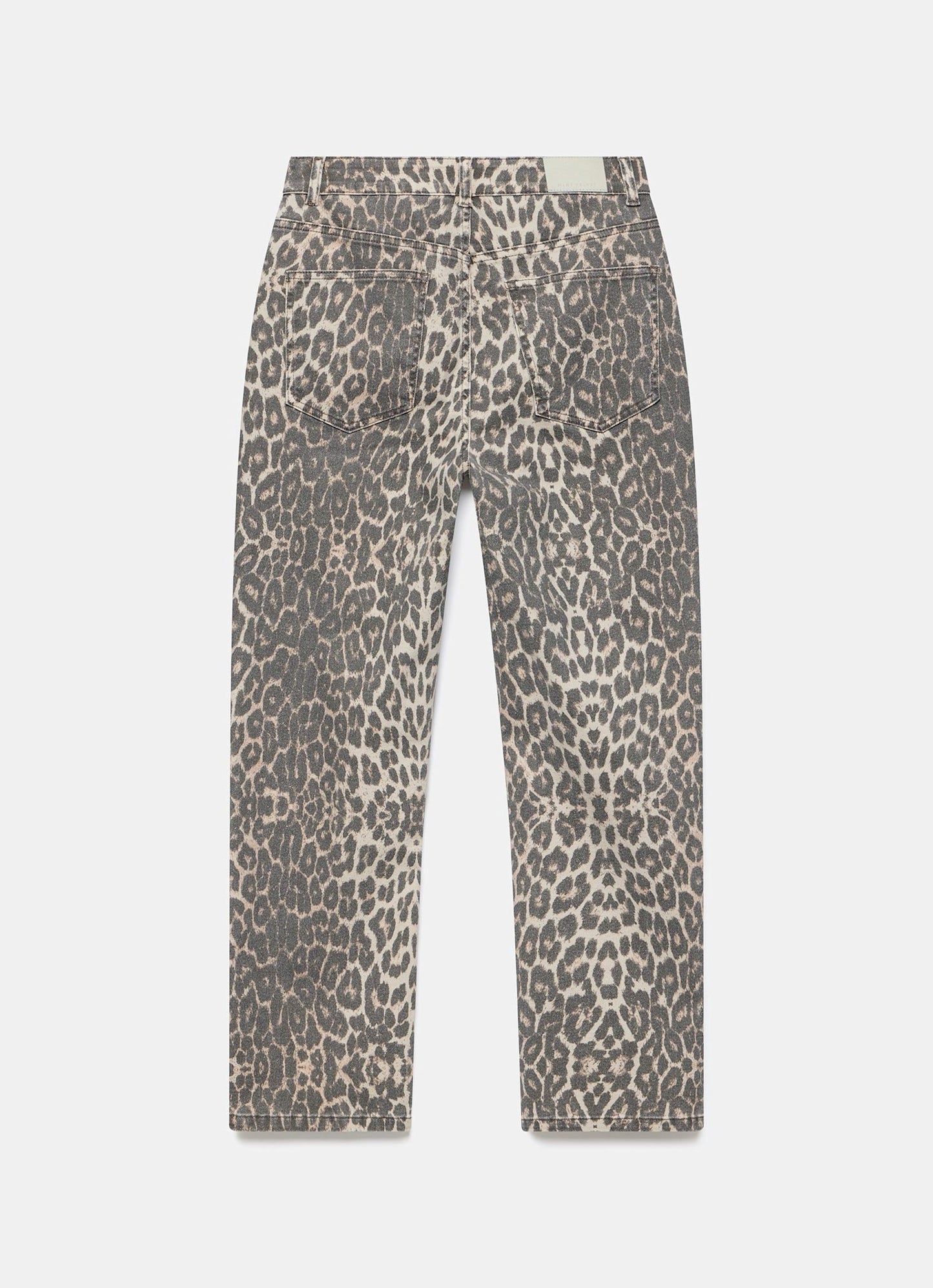Leopard Print Slim Jeans