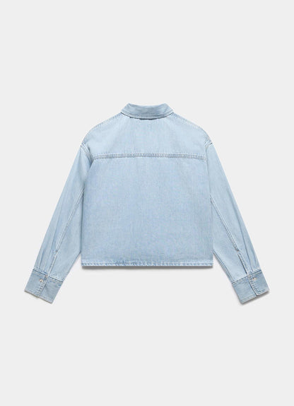 Light Indigo Denim Shirt