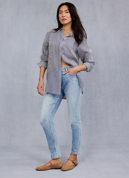Light Indigo Sculpting Skinny Jeans
