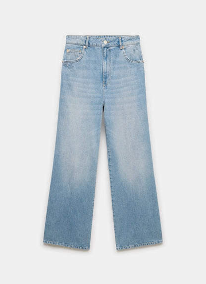 Light Indigo Wide Leg Jeans