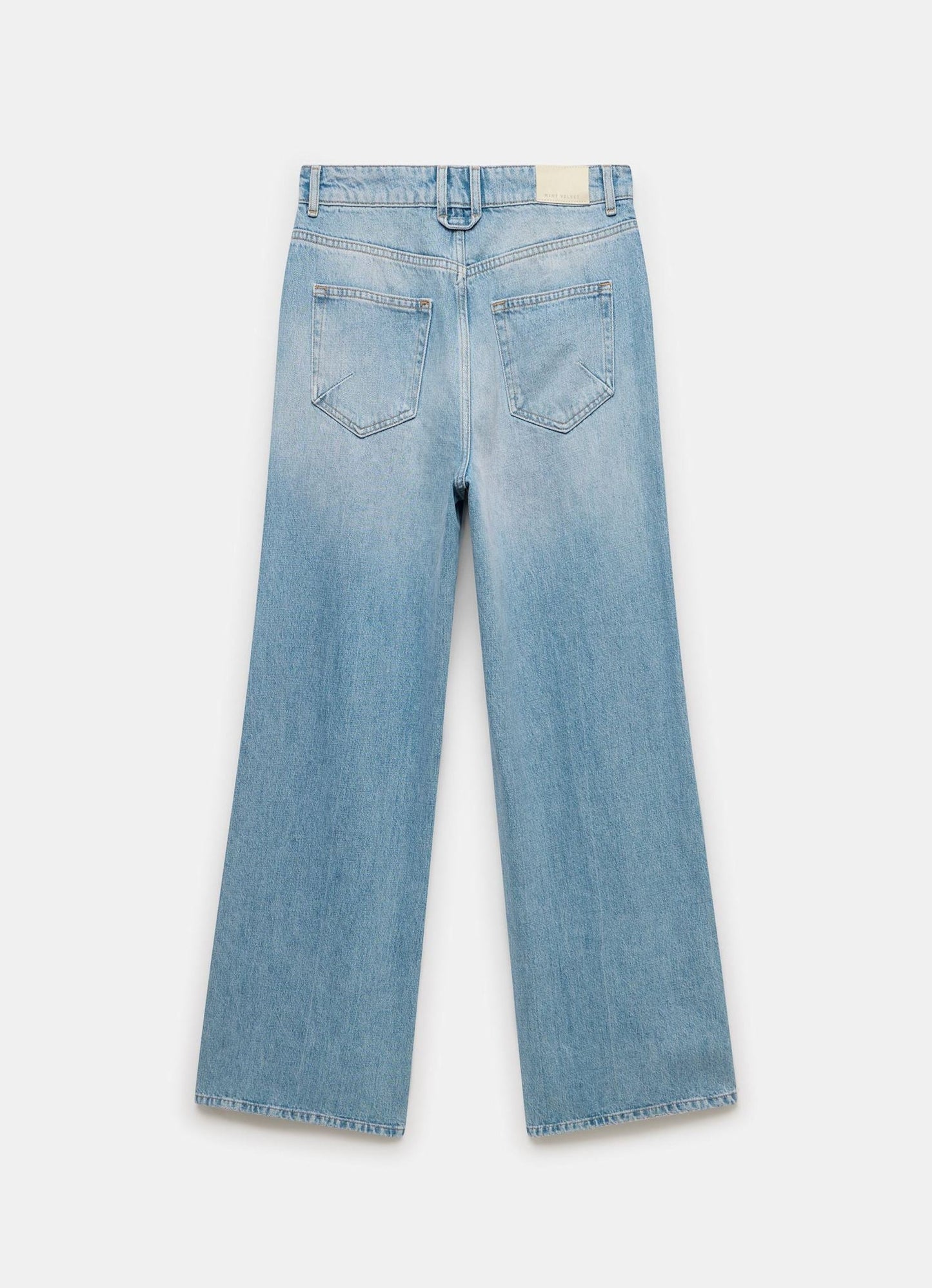 Light Indigo Wide Leg Jeans