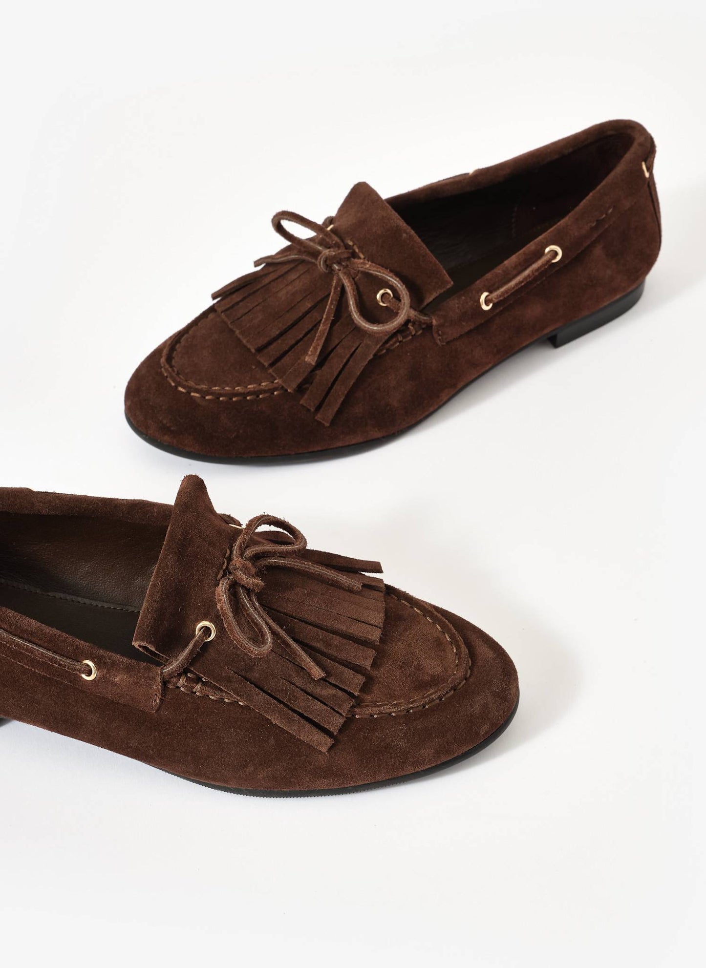 Melba Brown Suede Loafers