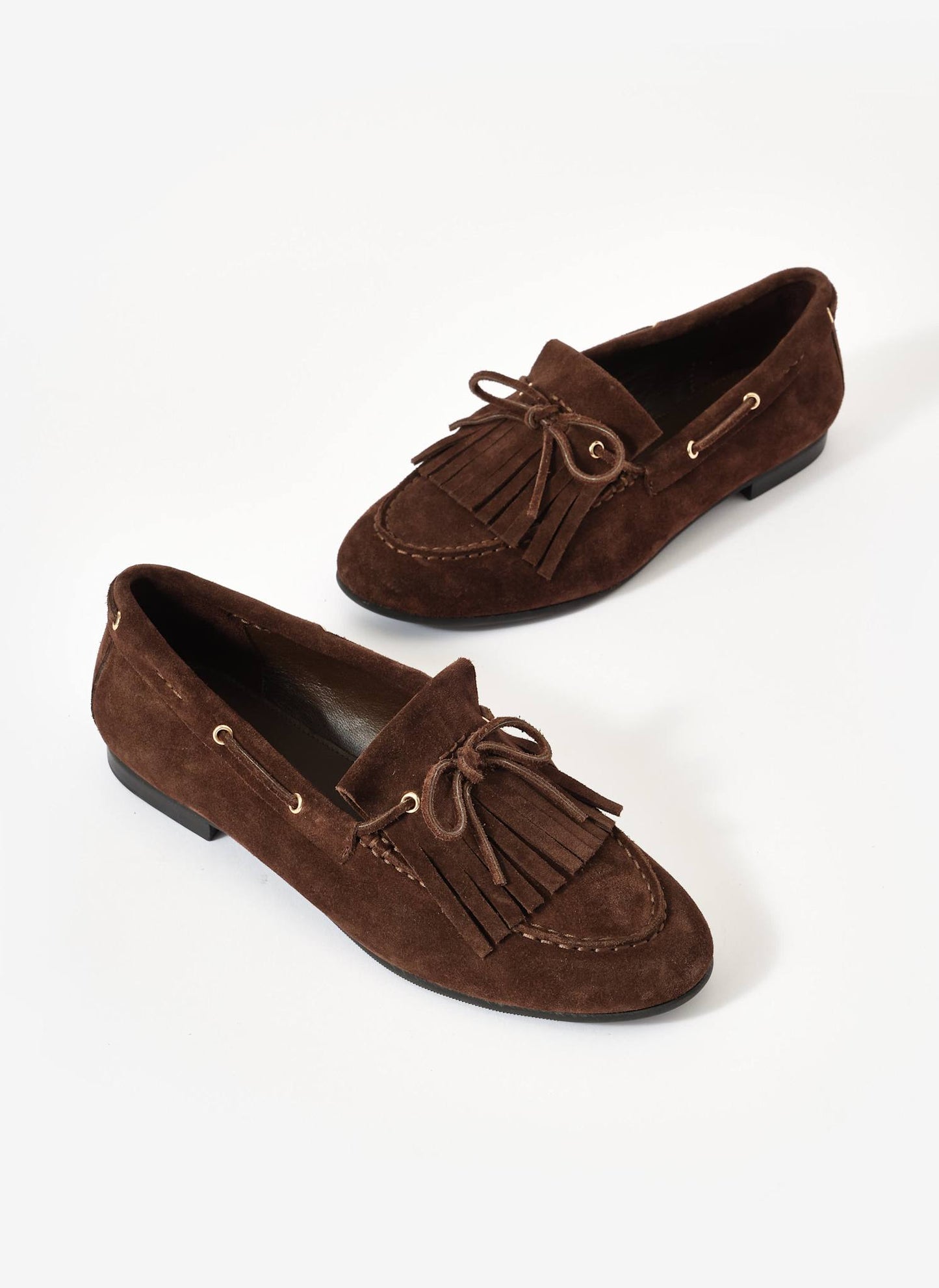 Melba Brown Suede Loafers