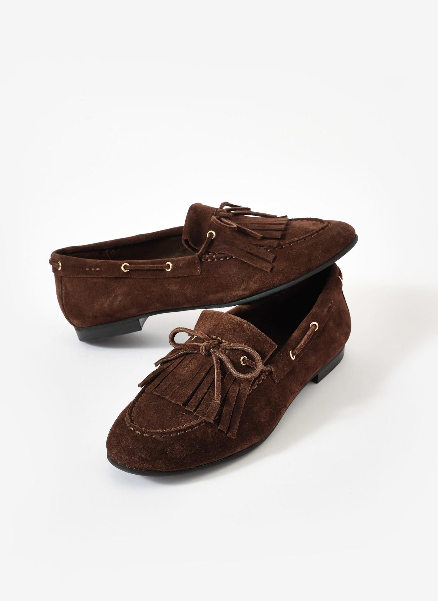 Melba Brown Suede Loafers