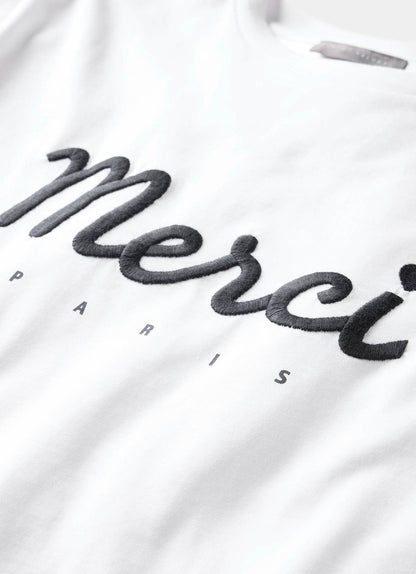 White Merci Graphic T-Shirt
