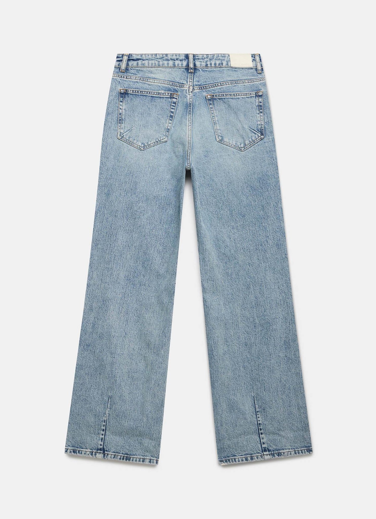 Mid Indigo Workable Wide Jeans