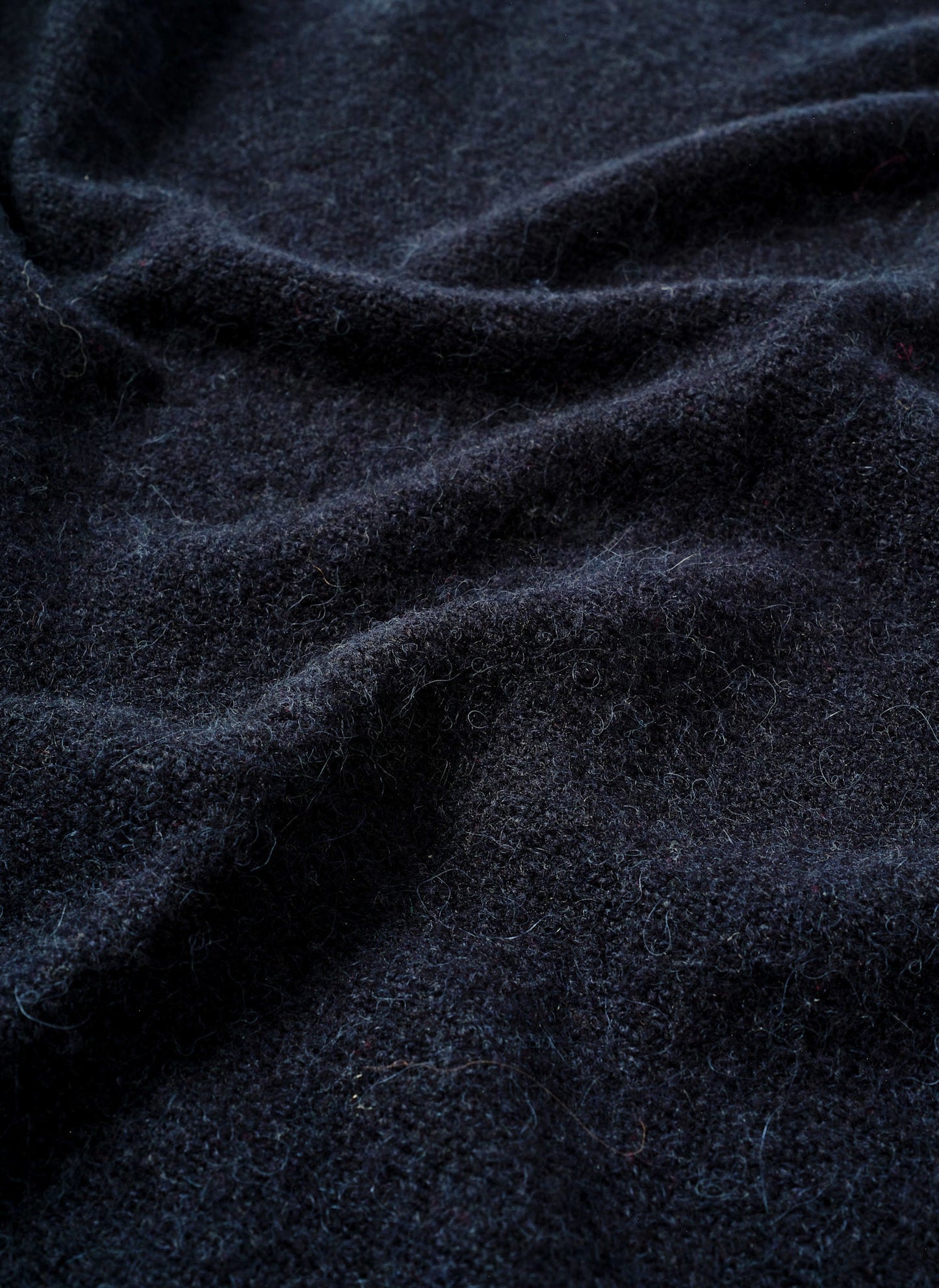 Navy Knit Shawl