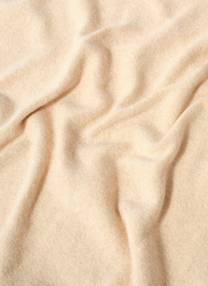 Neutral Triangle Knit Scarf