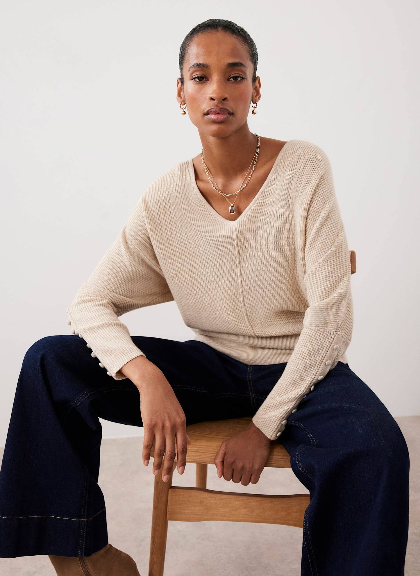 Neutral Batwing Jumper