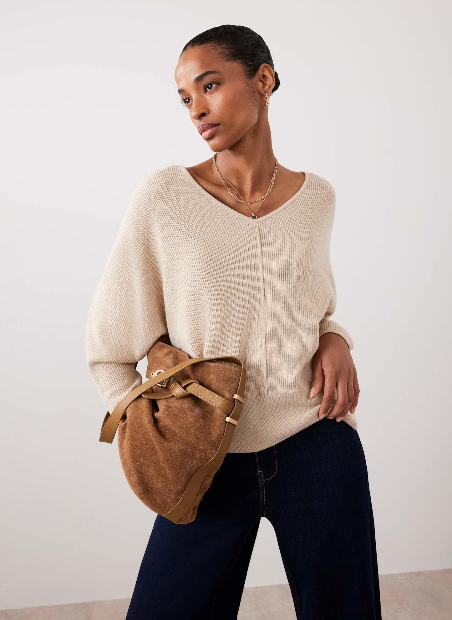 Neutral Batwing Jumper