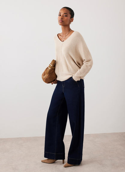 Neutral Batwing Jumper