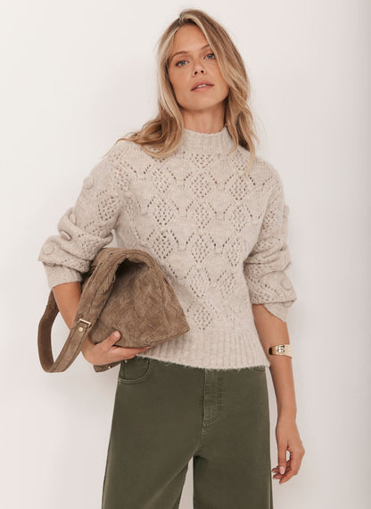 Neutral Cable Knit Jumper