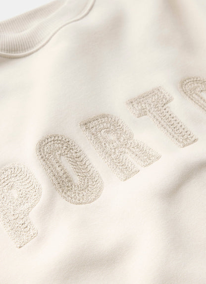 Neutral Porto Slogan Sweatshirt
