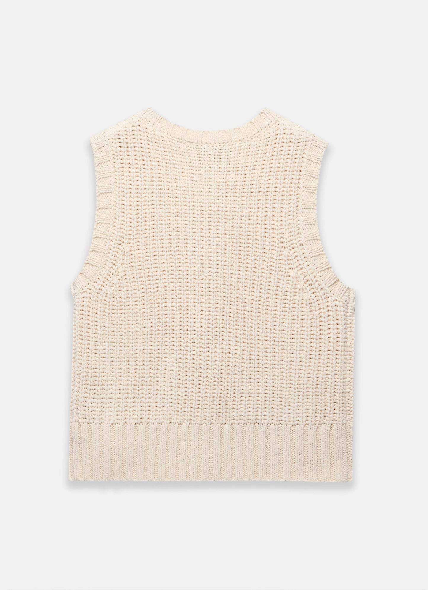 Neutral Knit Waistcoat