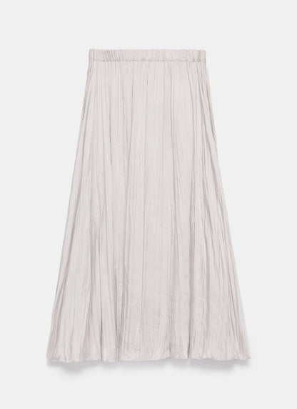 Neutral Crinkle Maxi Skirt