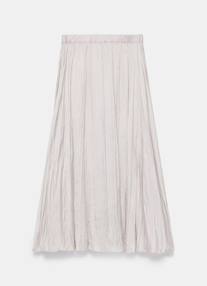 Neutral Crinkle Maxi Skirt