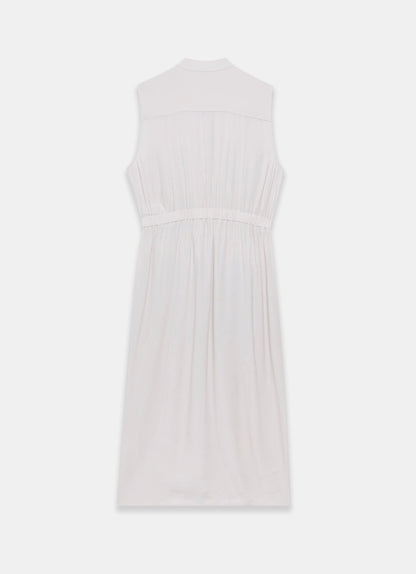 Neutral Utility Midi Dress