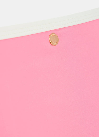 Pink High Leg Bikini Briefs