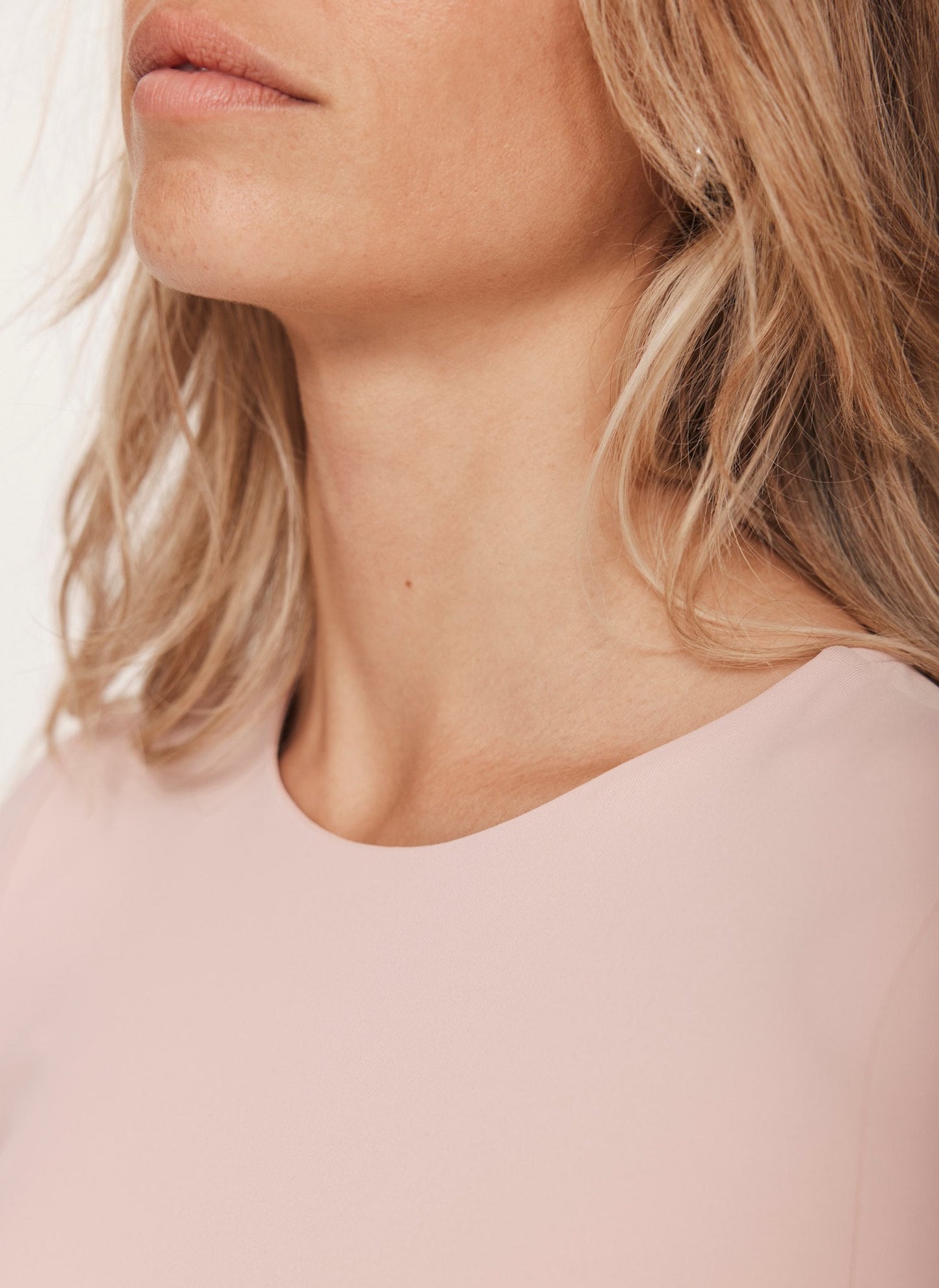 Pink Long Sleeve Layering Top