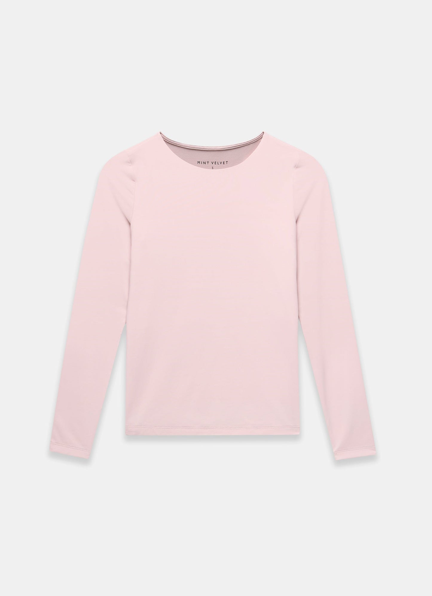 Pink Long Sleeve Layering Top