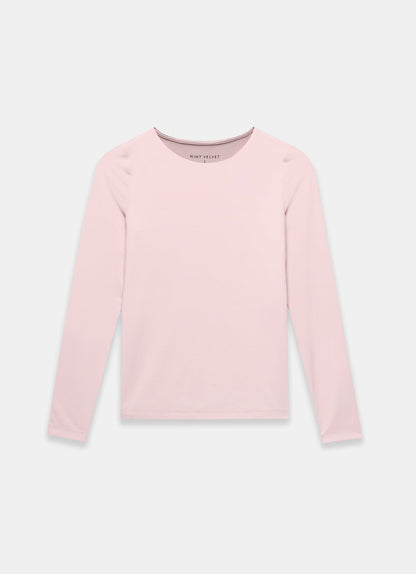 Pink Long Sleeve Layering Top
