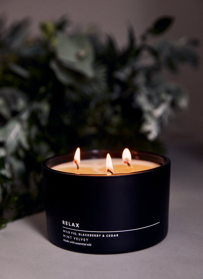 Relax Three Wick Candle