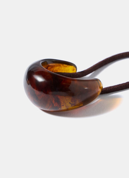 Brown Resin Hair Band
