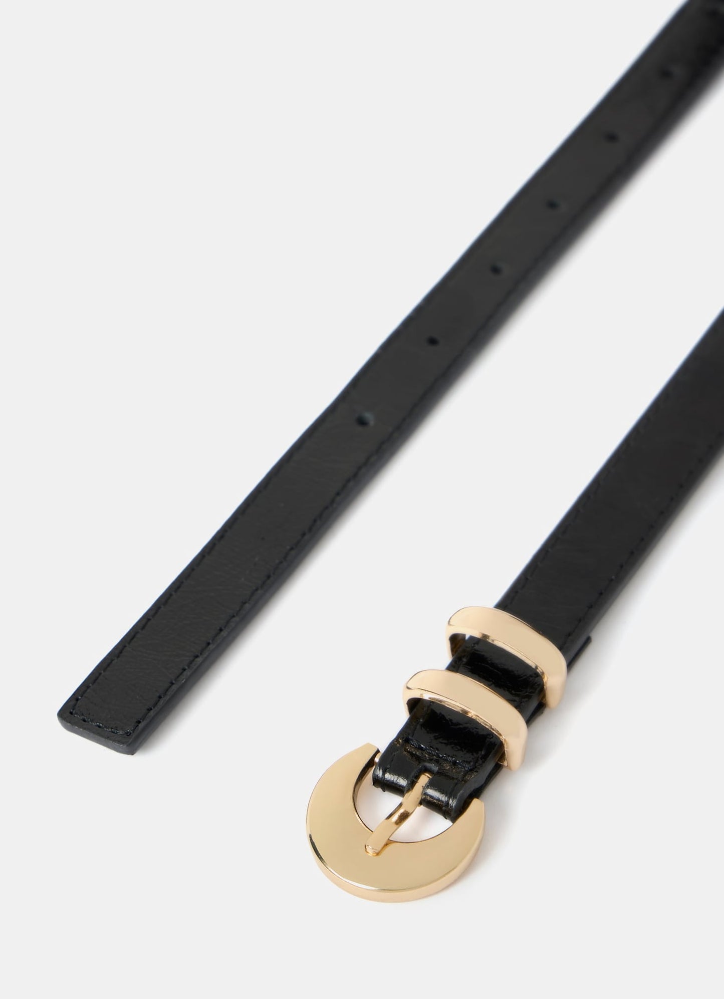 Black Leather Belt