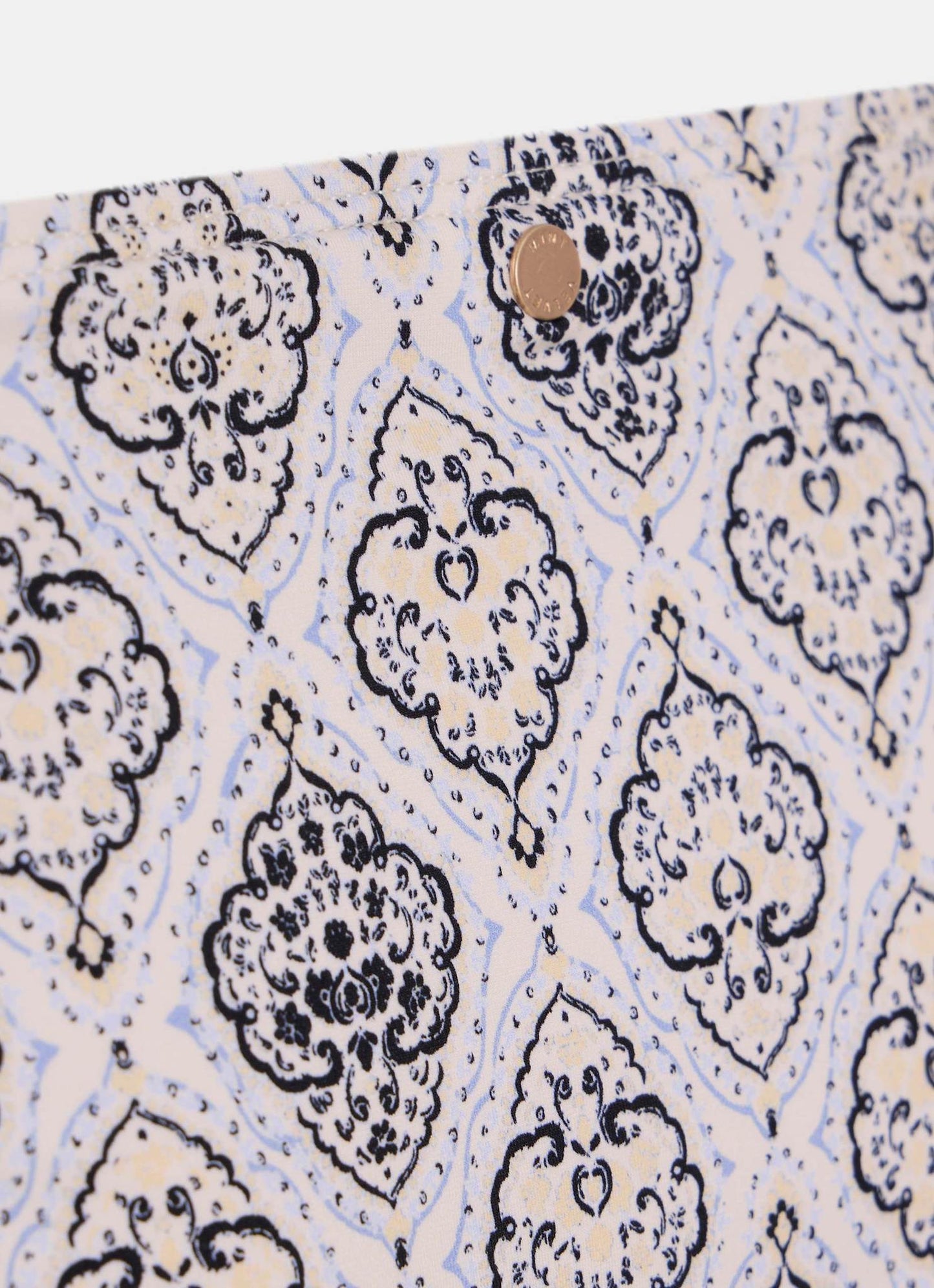 Blue Printed Bikini Briefs