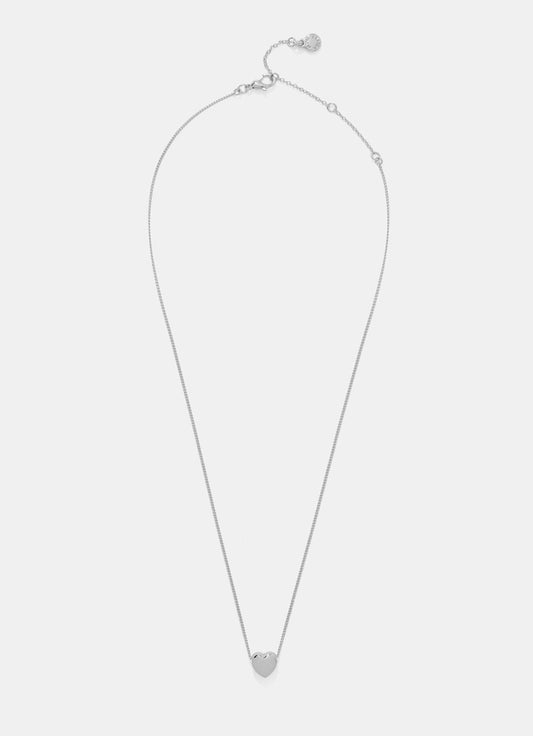 Silver Plated Heart Necklace