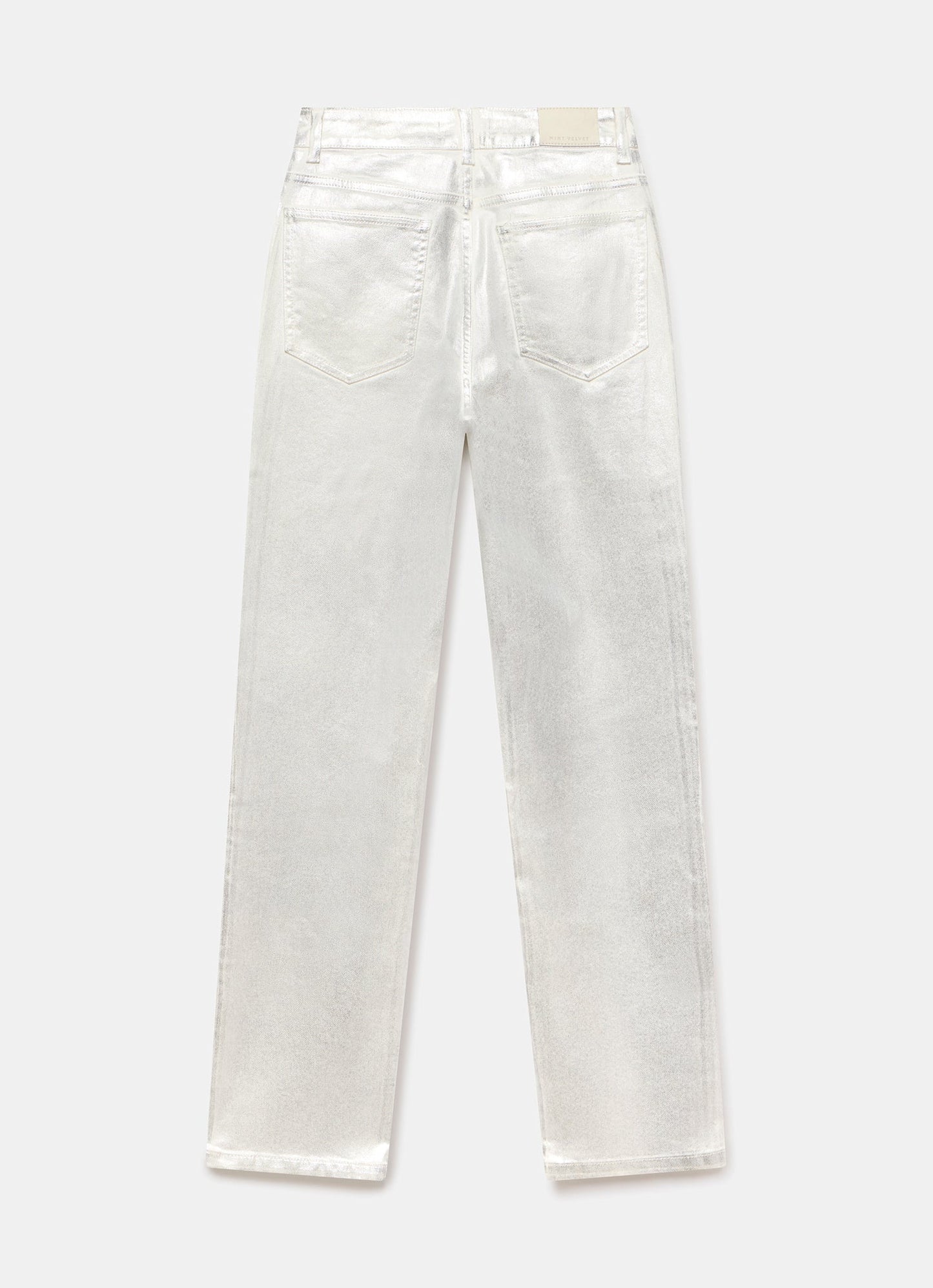 Silver Coated Slim Jeans