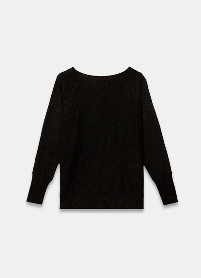 Neutral Cotton Blend Star Jumper