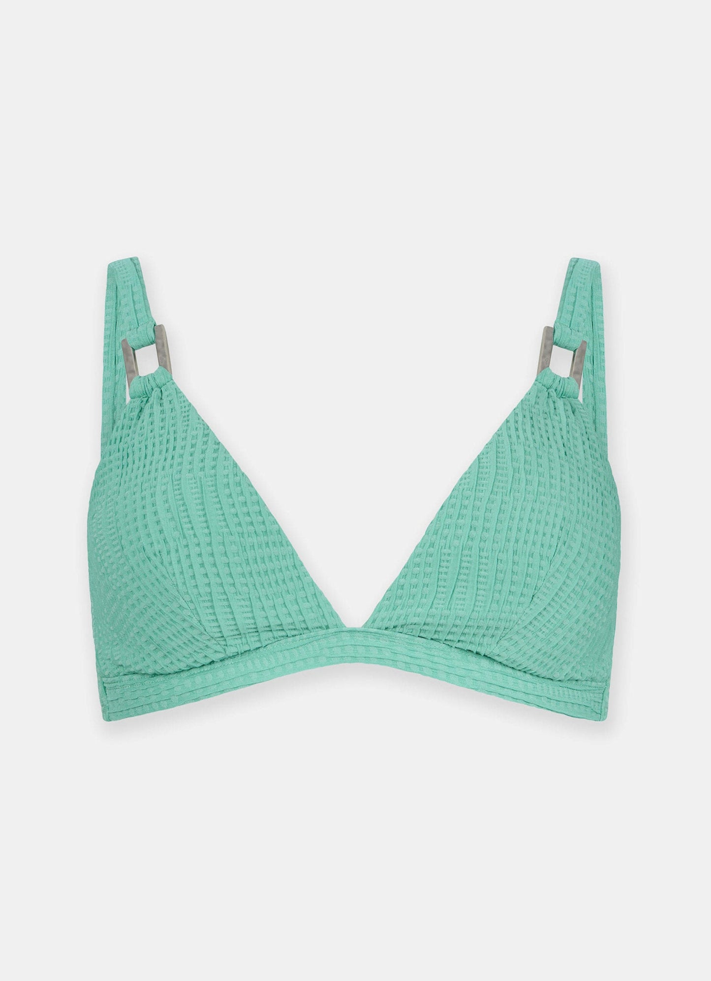 Turquoise Triangle Bikini Top