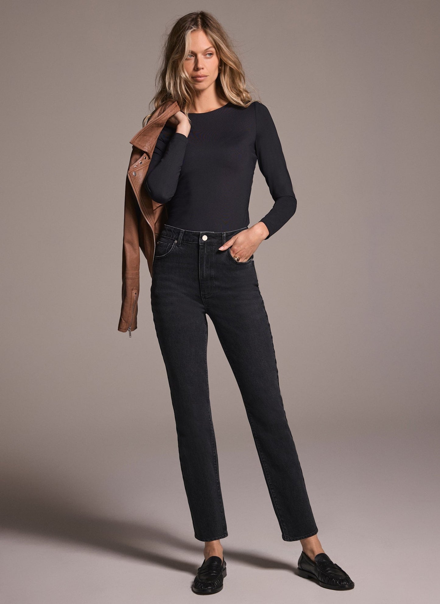 Washed Black Slim Jeans