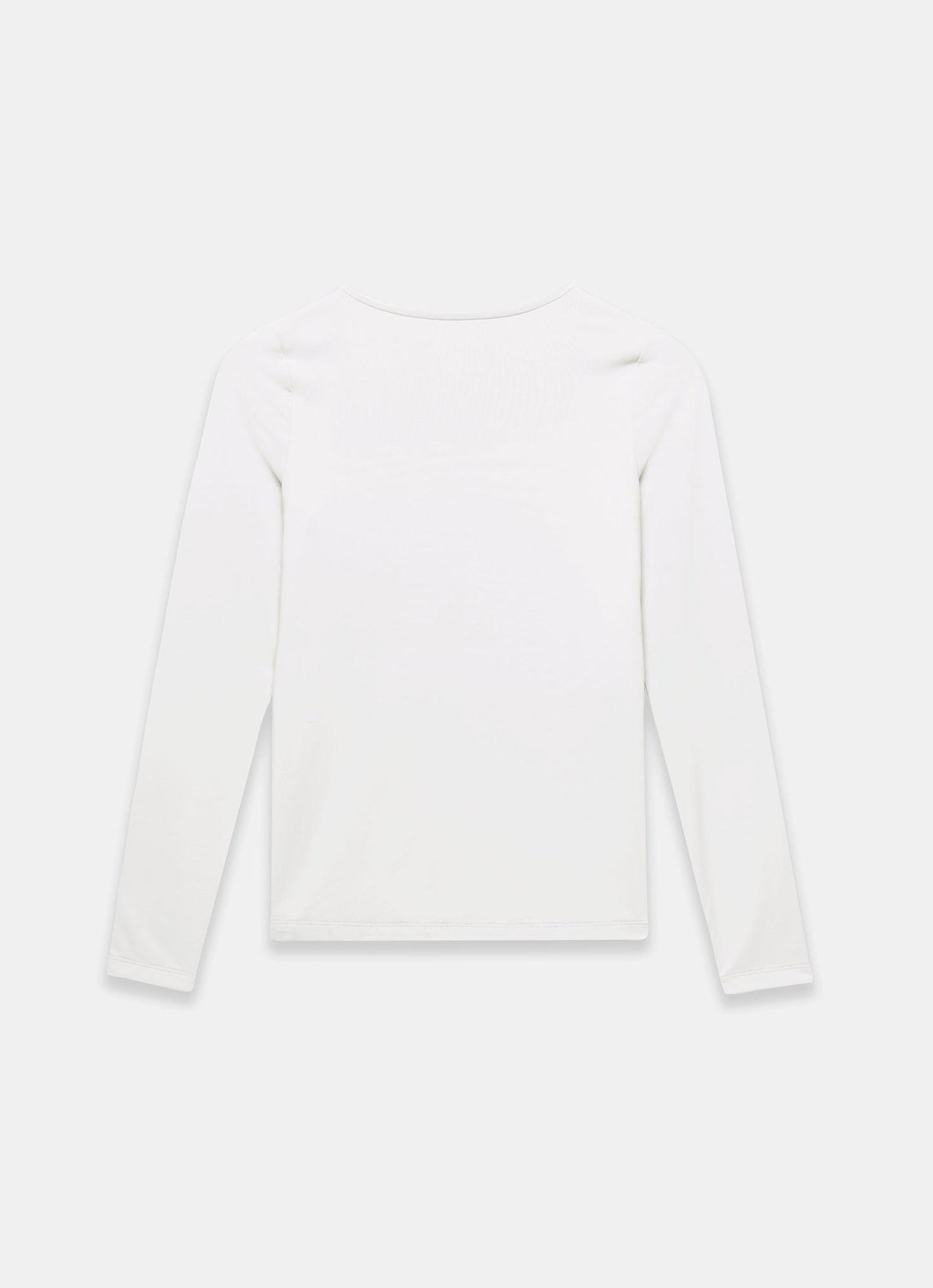 White Long Sleeve Layering Top