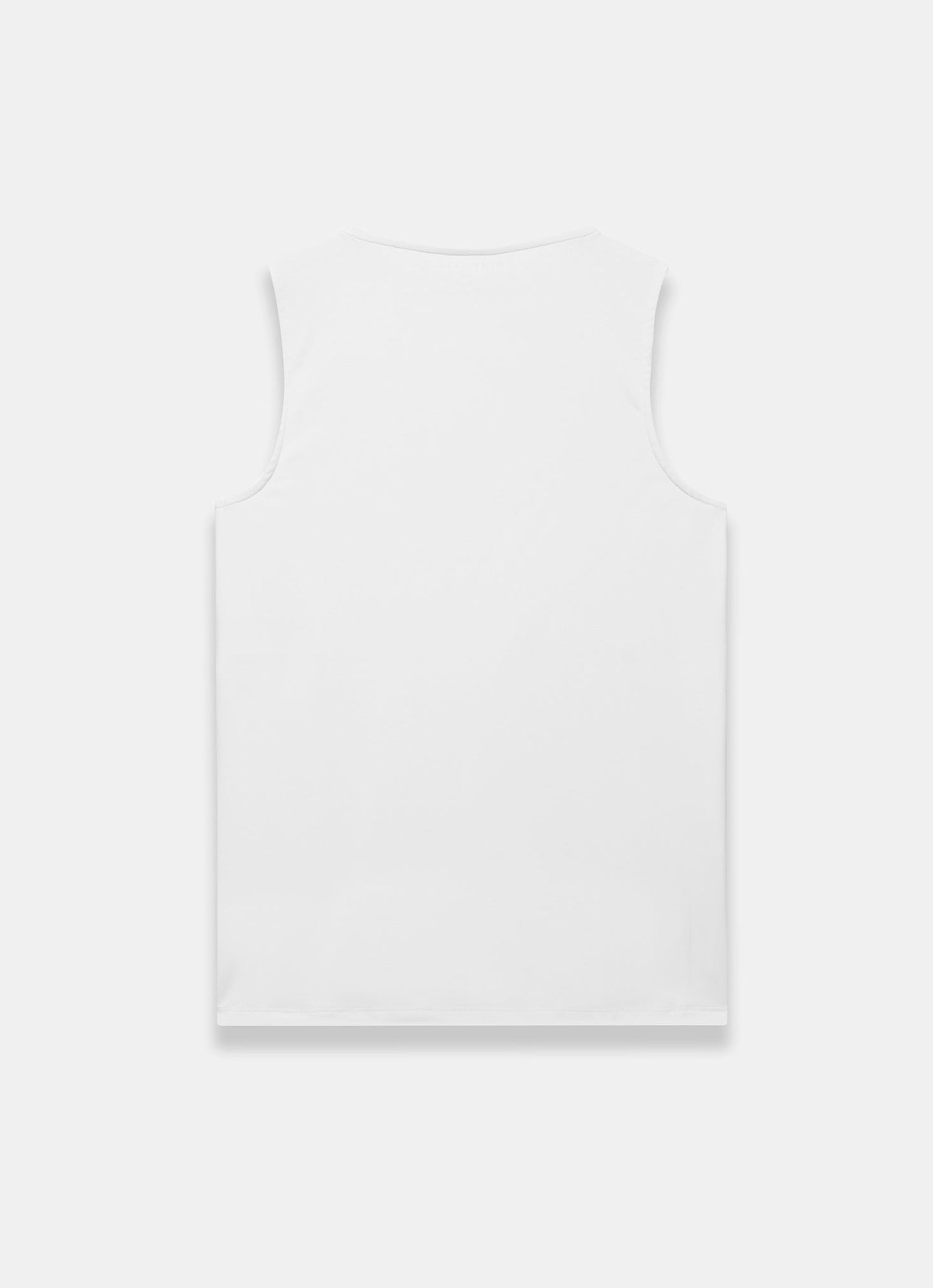 White Layering High Neck Vest