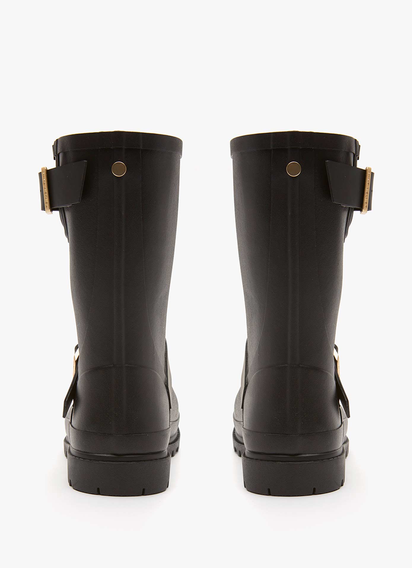 Wynter Black Short Wellies