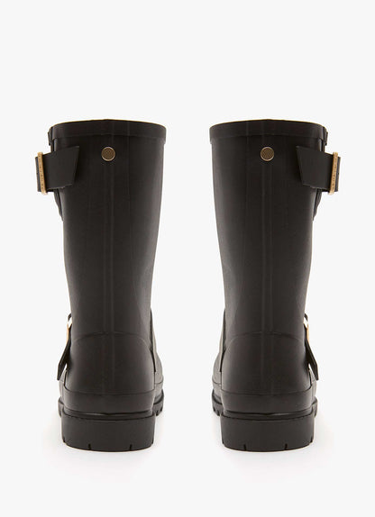 Wynter Black Short Wellies