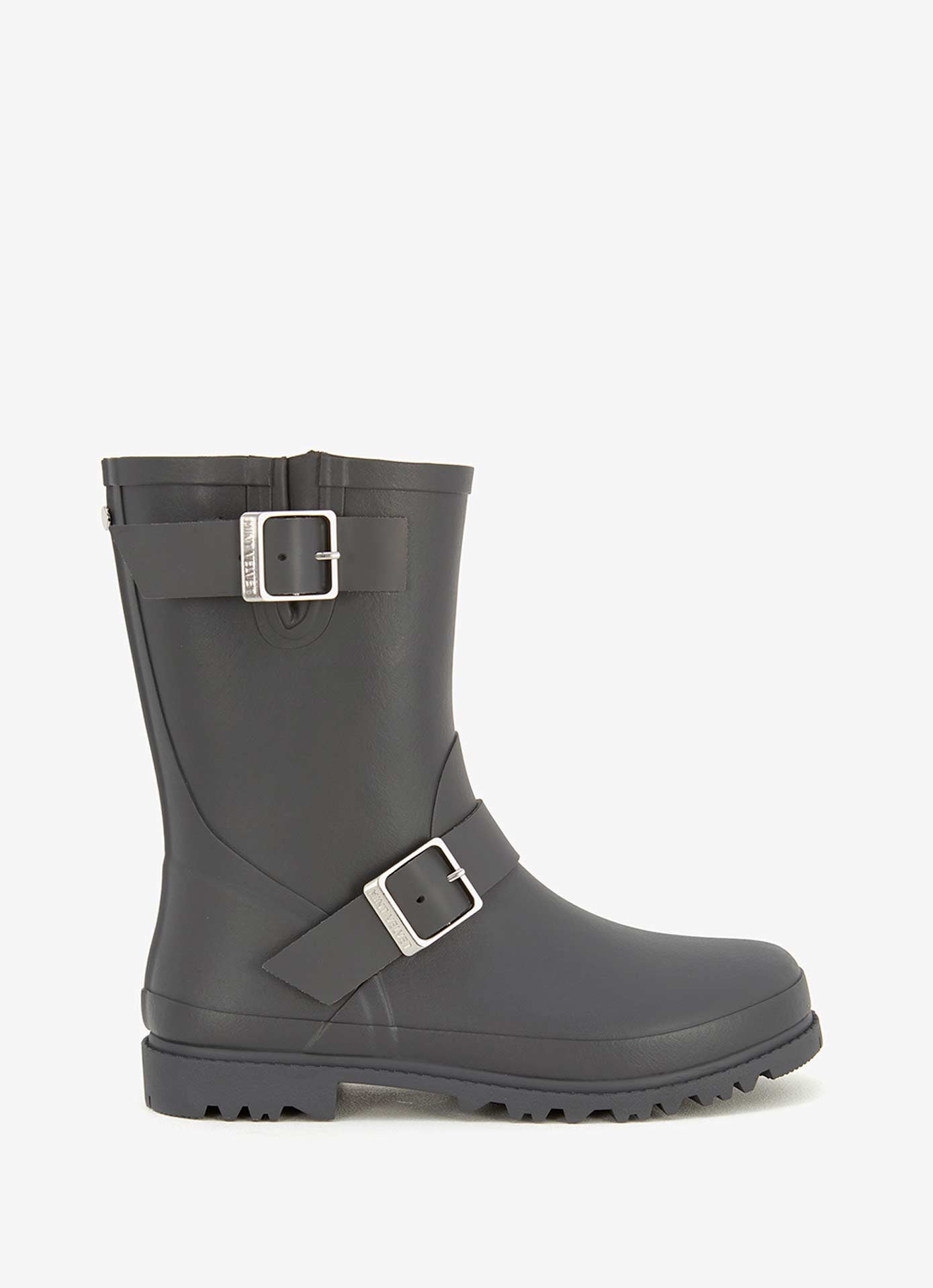 Wynter Dark Grey Short Wellies